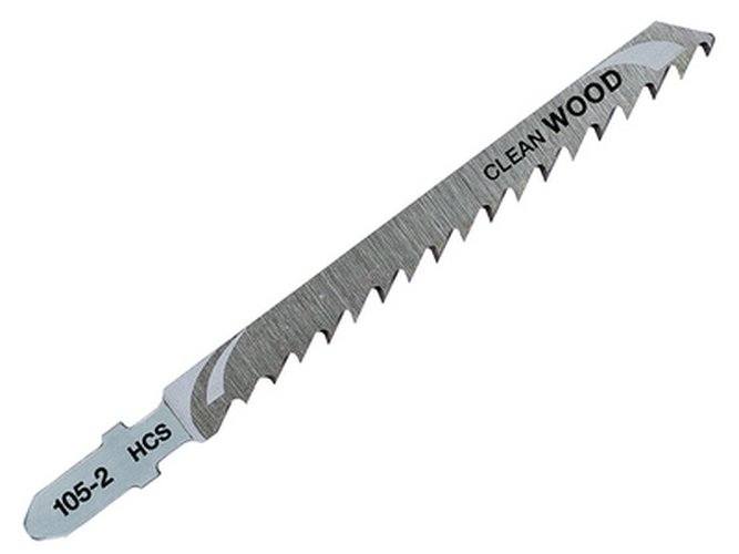 Lame de scie sauteuse HCS pour bois, aggloméré et MDF >60mm finition soignée (T101D) (5pcs)