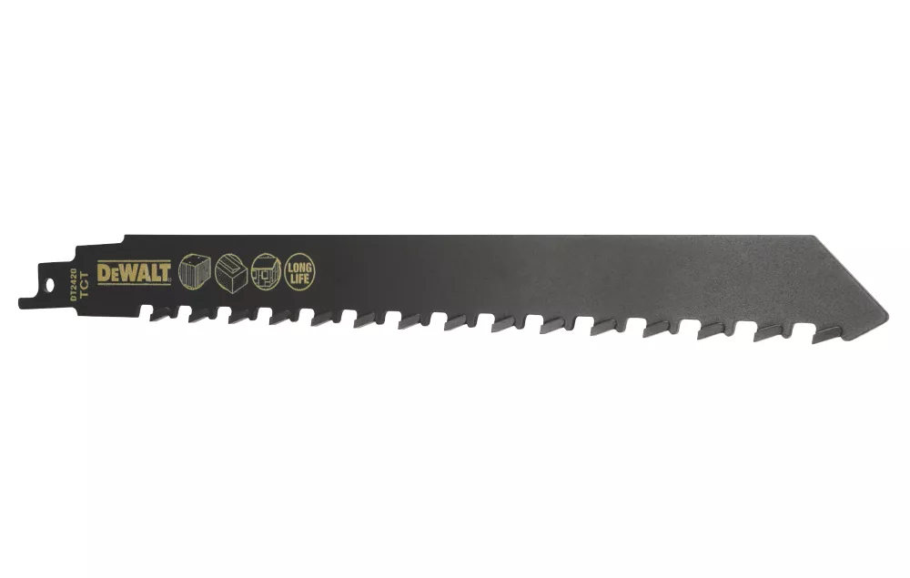 Reciprozaagblad HM 240x12,7mm, Cellenbeton/baksteen/vezelcementplaten - S1543HM