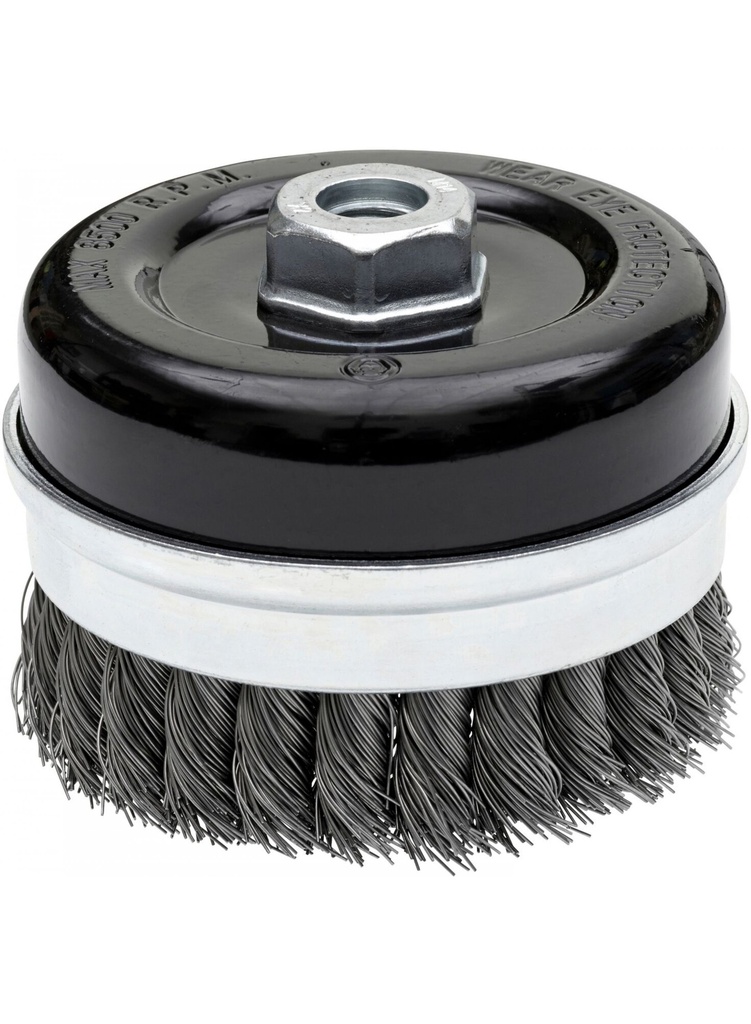 Cup brush twisted grinder 65x18mm M14