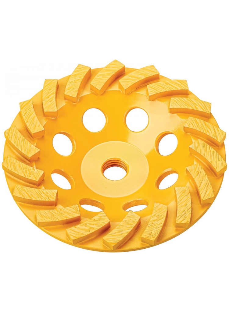 Tête de meulage diamantée turbo 125mm