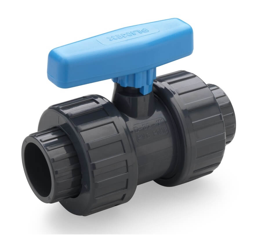 PVC pressure ball valve dia 110 glue