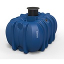 Septic- cistern easyrain 10000l flat with telescopic shaft ( 30x288x185)