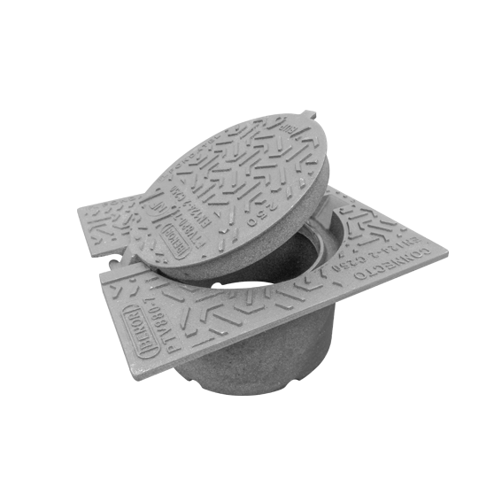 Casting lid dia 400 stora dwa with epdm ring COPRO C250 (bor a400)