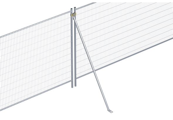 Heras Schoorbuis 150x2170x42mm
