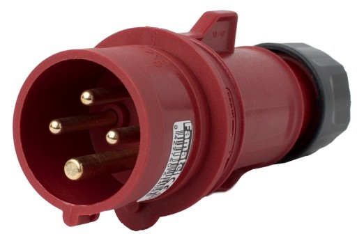 Drijfkracht 3P+T 400V Straight plug argro  16A 6h
