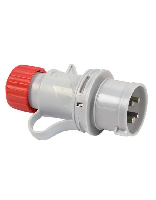 Drijfkracht 3P+N+T 400V Straight plug argro  16A 6h