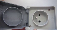 Opbouw stopcontact IP54 250V, 16A 