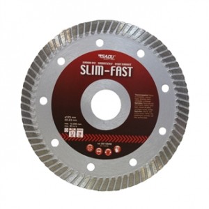 Diamantschijf sadu dia 125x1.2x10mm slim fast