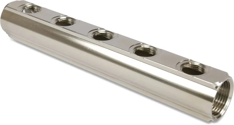 Alpex manifold 6-GR brass labeled