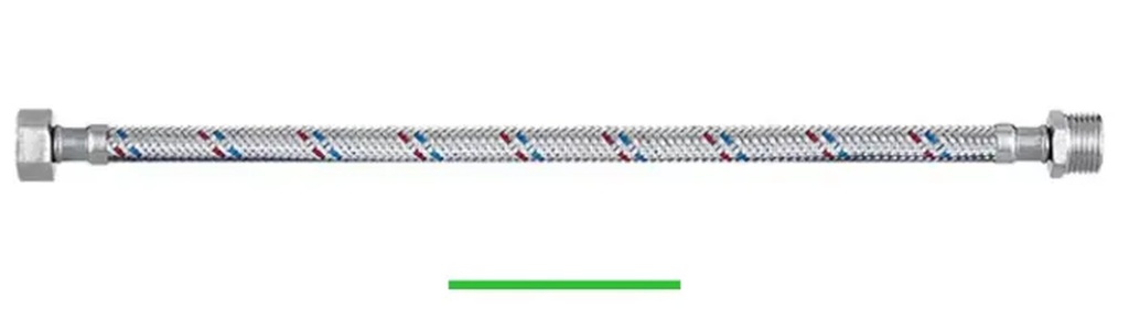 Flexibel chauf 3/8" 40 cm inox