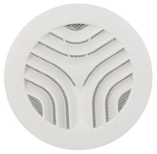 Air vent with fly screen dia 125 nicoll white