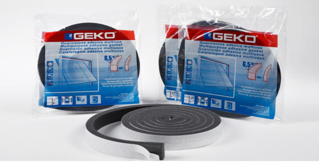 Mousse adhésive pour garage Geko 17mmx17mmx 6.5m