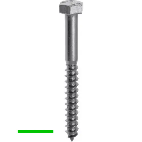 Wood screw bolt M7x110 stainless steel
