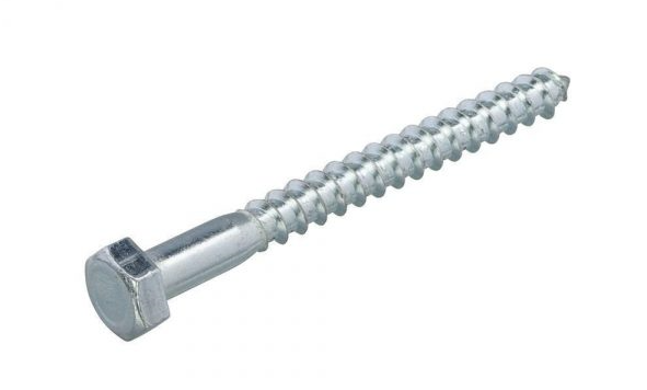 Wood screw bolt M6x50