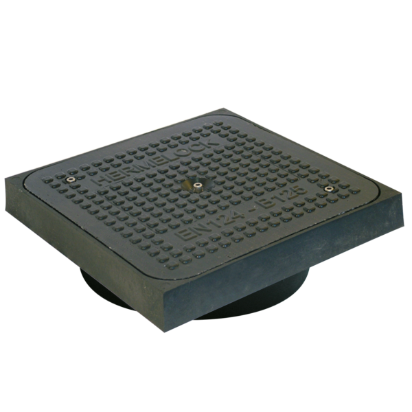 Hermelock deksel dia 315 (30st/pal) B125 