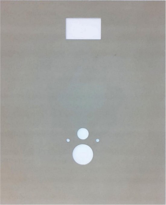 Toilettes suspendues en plaques de ciment Iso xps (2cm d'épaisseur)