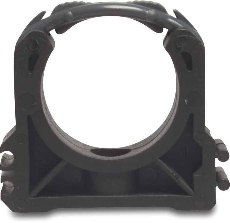 PP clamp for tube dia 160 black