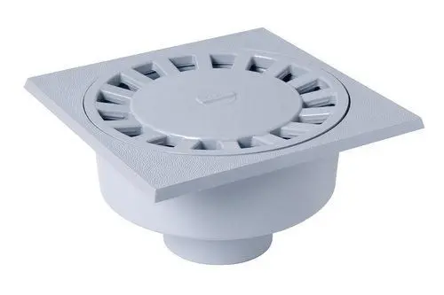 Bell trap 25x25 light gray Nicoll