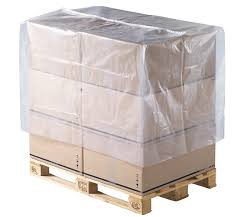 Pallet cover LDPE transparent 1250+(2x575)x1600x0075mm (100pcs/roll)