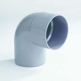 PVC bend dia 80 87° RWA Msp gray