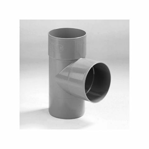 PVC T-stuk dia 80 87° HWA 2xMsp 