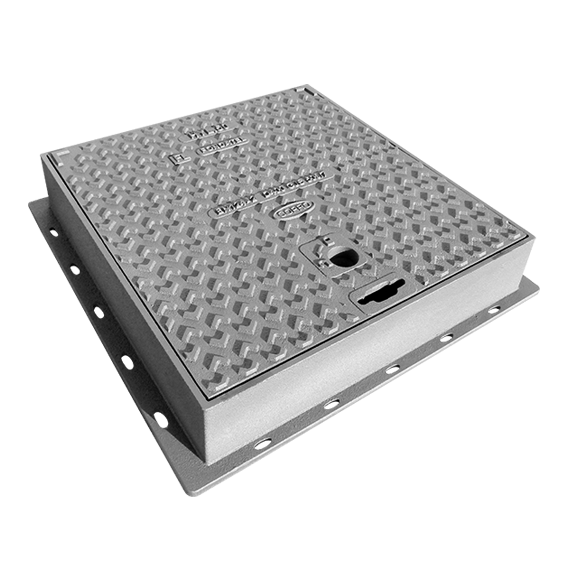 Casting hydraulic supervision hatch HYL60 D400 - VO=500x500mm KM=665x665mm H=100mm COPRO
