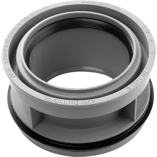 Verloopstuk inwendig 110x75mm airfit