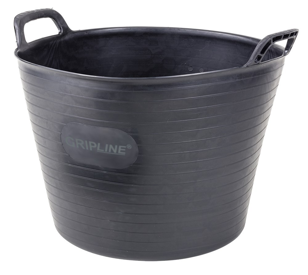 Metserskuip flexibel 42l zwart gripline 