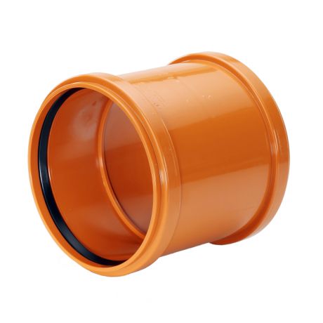 PVC steekmof dia 160 roodbruin benor SN4 