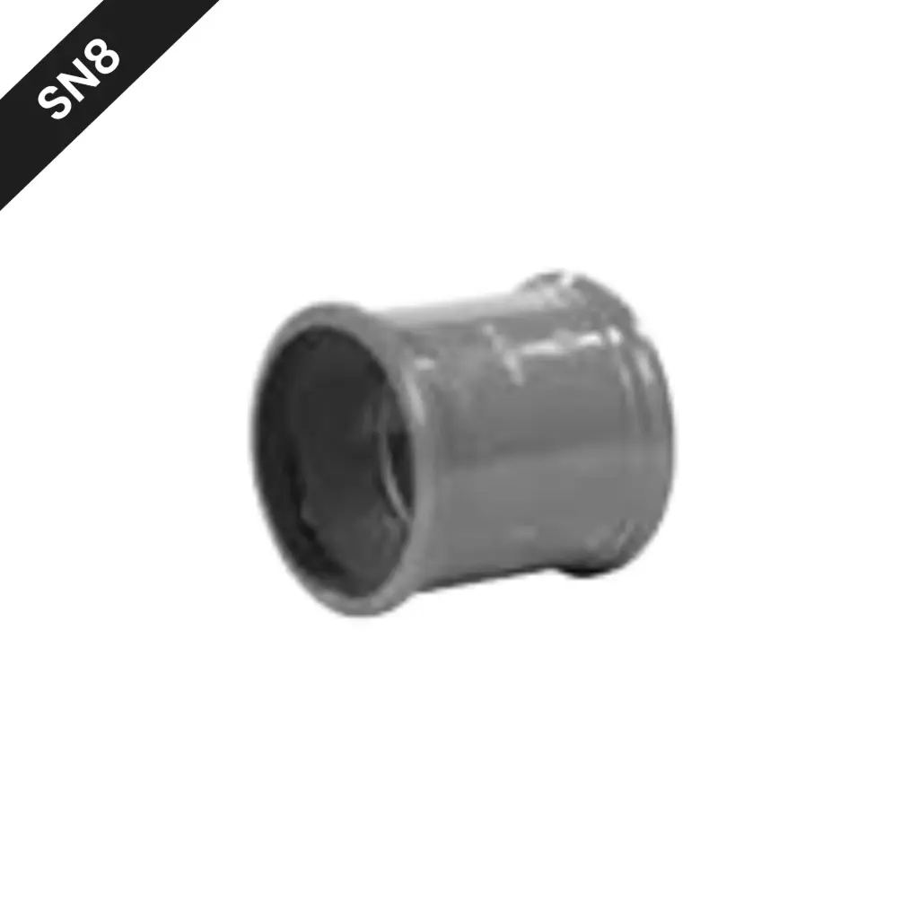 PVC straatriolering steekmof dia 315 grijs benor SN8 (op bestelling)