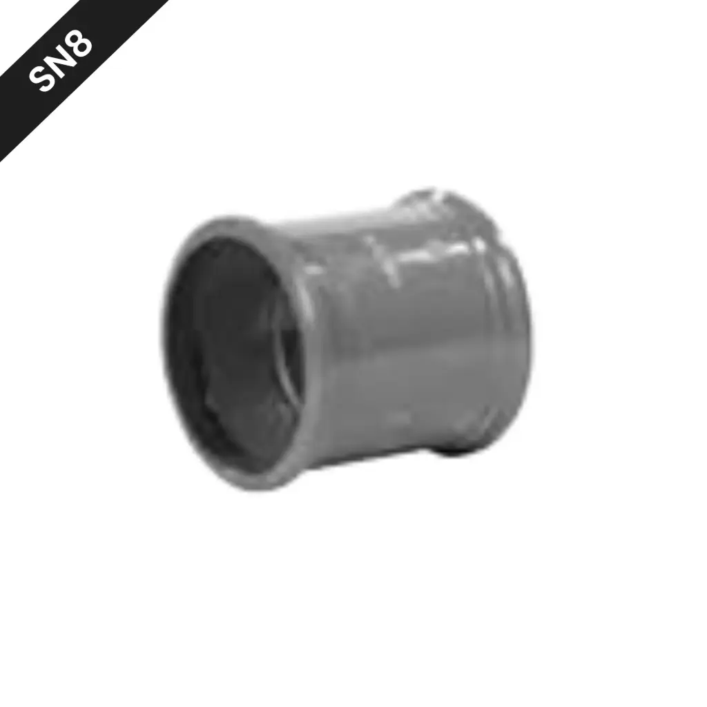 PVC street sewer sliding socket dia 160 gray benor SN8 (to order)