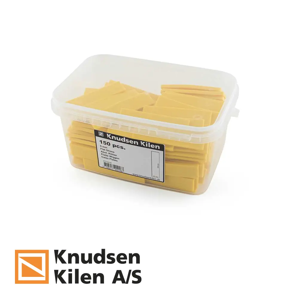 Keys flat - black - 100x22x2mm - 200pcs knudsen