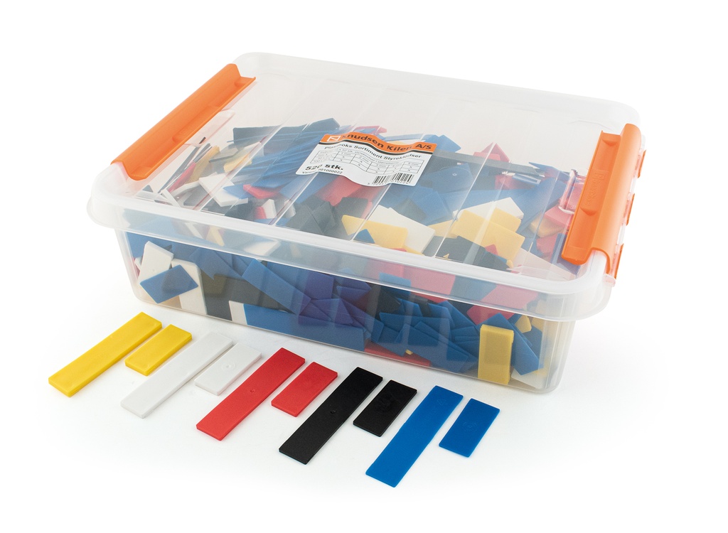 Lames plates "boîte mixte" 520 pièces