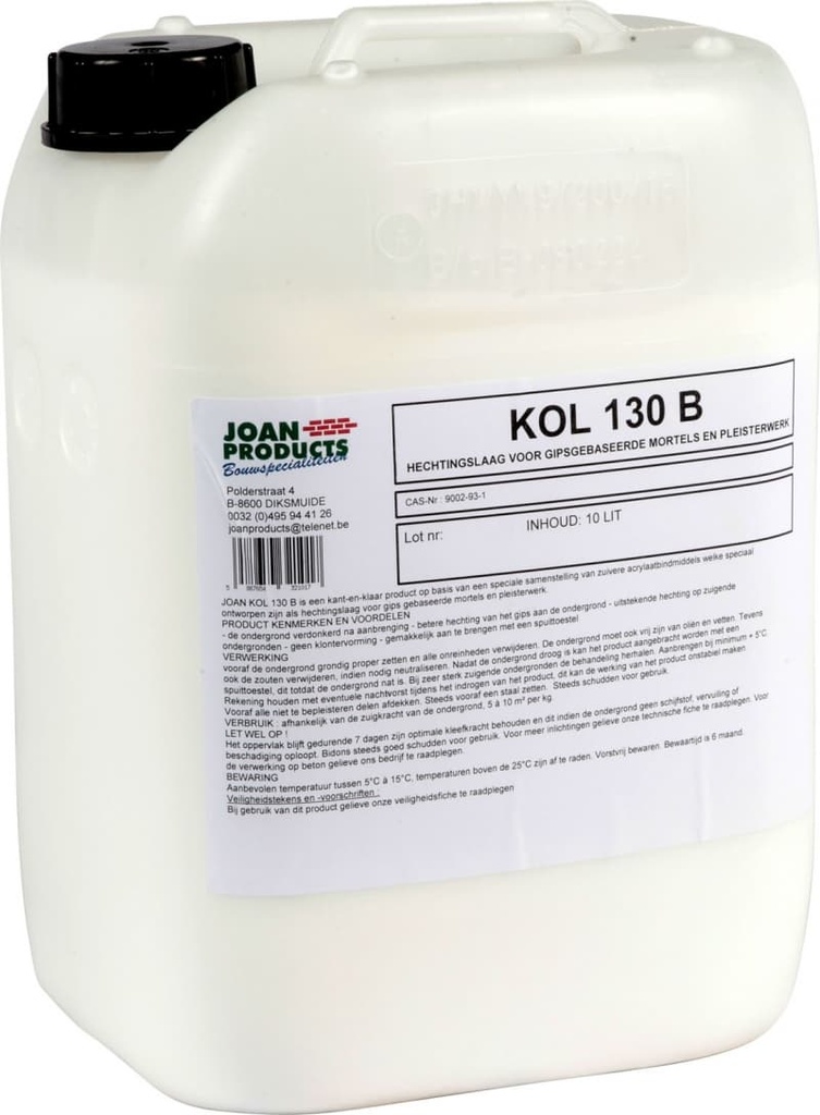 Primer voor plakwerk KOL 130 B (10l/bus) te verdunnen 1/9  