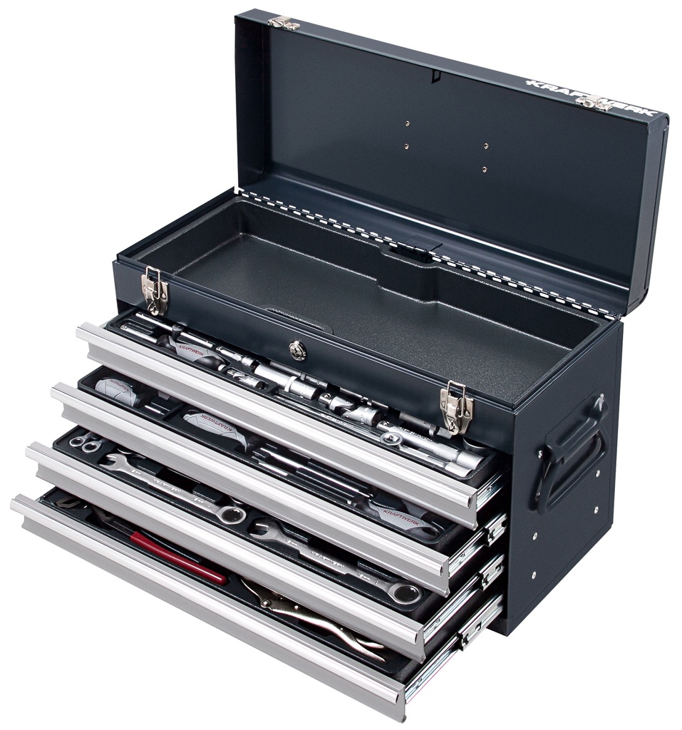 Kraftwerk set d'outils B100 1/4" + 1/2" 100 pièces