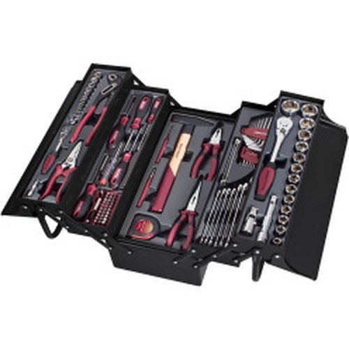 Kraftwerk tool box filled 1/4" + 1/2" 106pcs