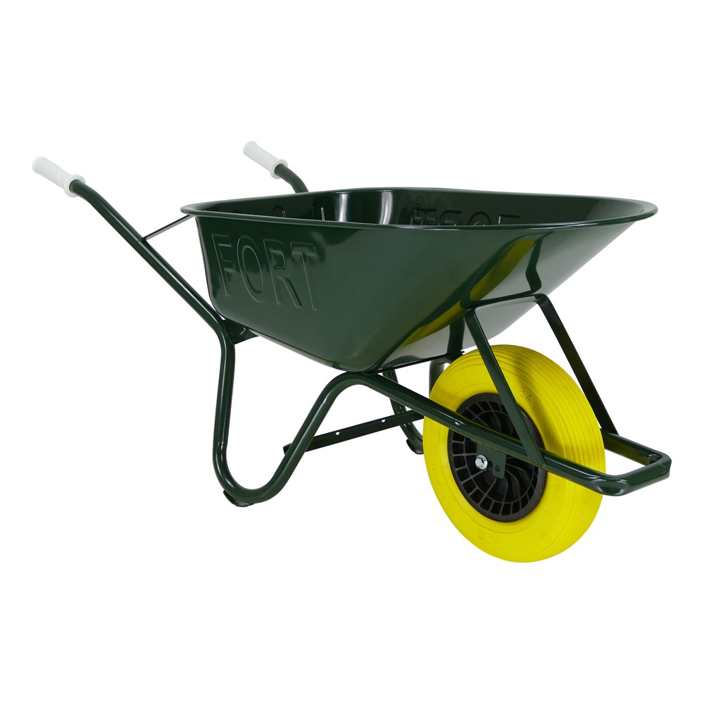 Wheelbarrow 80l painted with full wheel