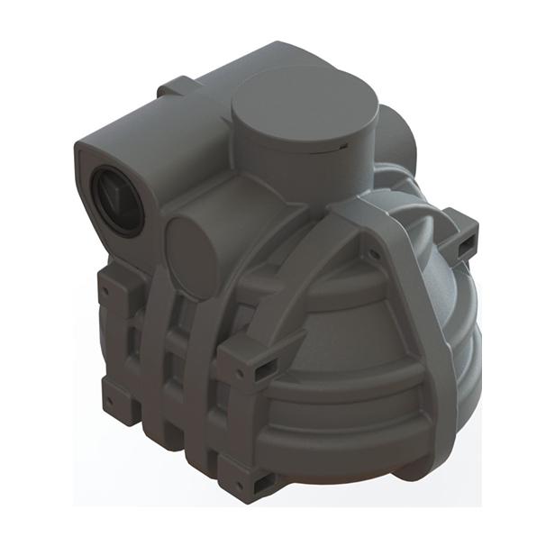 Koolwaterstof PSDC20 BYPASS olie- en benzineafscheider 20l/s met bypass 