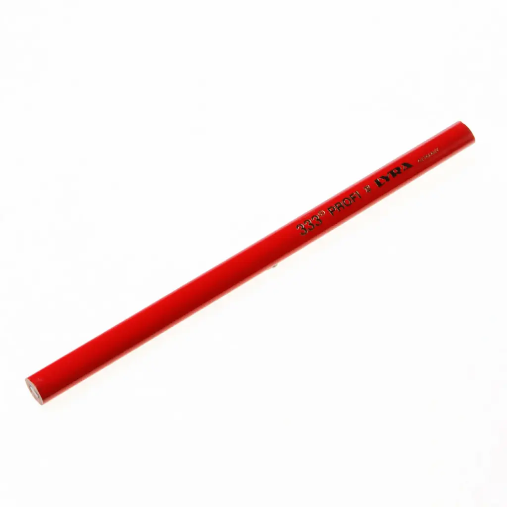 Potlood lyra 24 cm rood 333 timmermanspotlood 