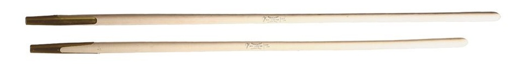 Fork handle ash straight 165mm metal ferrule De Pypere