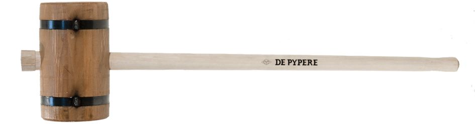 Garden hammer with metal rings De Pypere