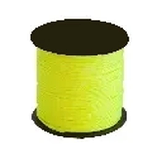 Metserskoord FLUO GEEL op pvc rol 1 mm x 100m  