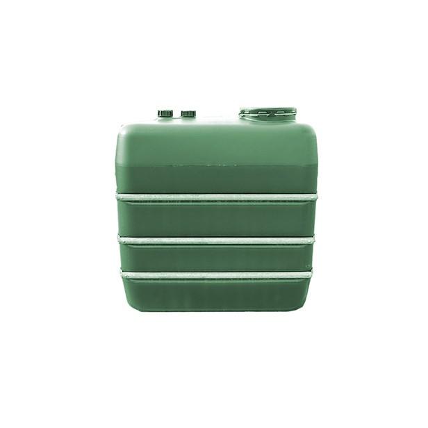 Above ground storage tank 1500l with steel band (1520x720x1605) 80kg