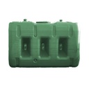 Above ground storage tank 3000l without steel belt (2630x880x1650) 120kg