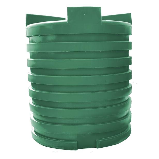 Bovengrondse opslagtank 5000l (Ø180x212) 180kg rond drinkwater