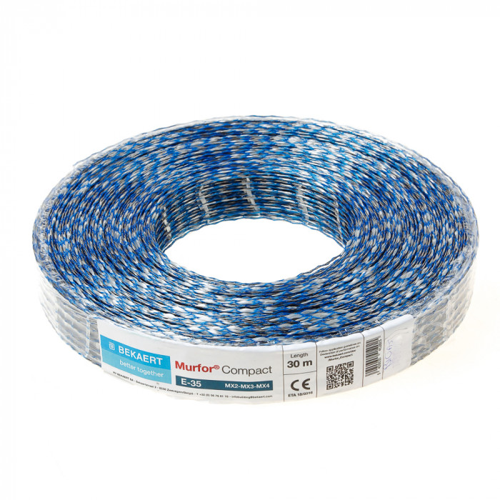Murfor compact E - 35mm - 30m/roll INOX (6pcs/box)