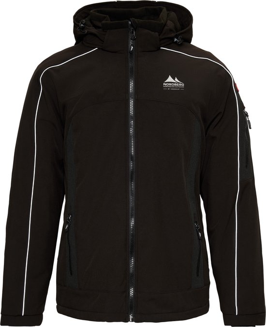 Werkvest OLE softshell Nordberg winter zwart X-Large 