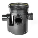 PE pit dia 315 3x110 1x110 siphon with collar