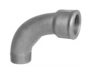Coude Galva long bi.bu. 1" 90°