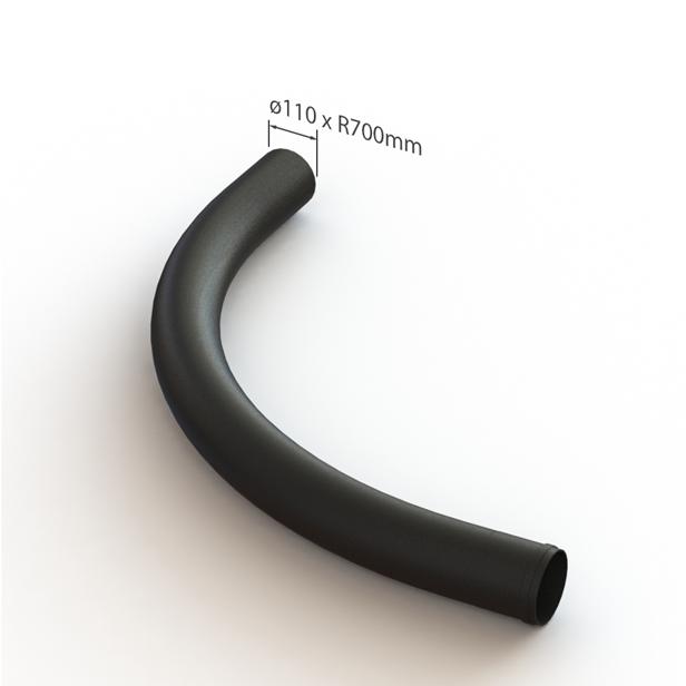 Radius bend dia 110x3.2 (50pcs/pallet)